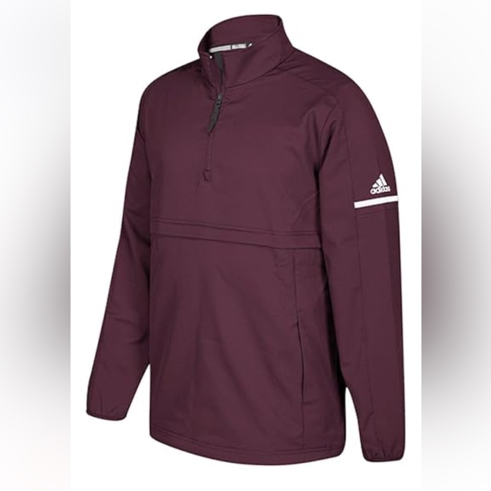 Adidas Game Built Woven 1/4 Zip Jacket